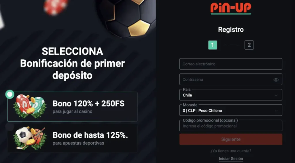 Registrate Pin-Up Chile